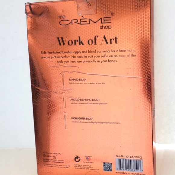 Work of Art Women's 3 Markup Brushes for a Picture-Perfect Finish-Rose Gold - Picture 5 of 5